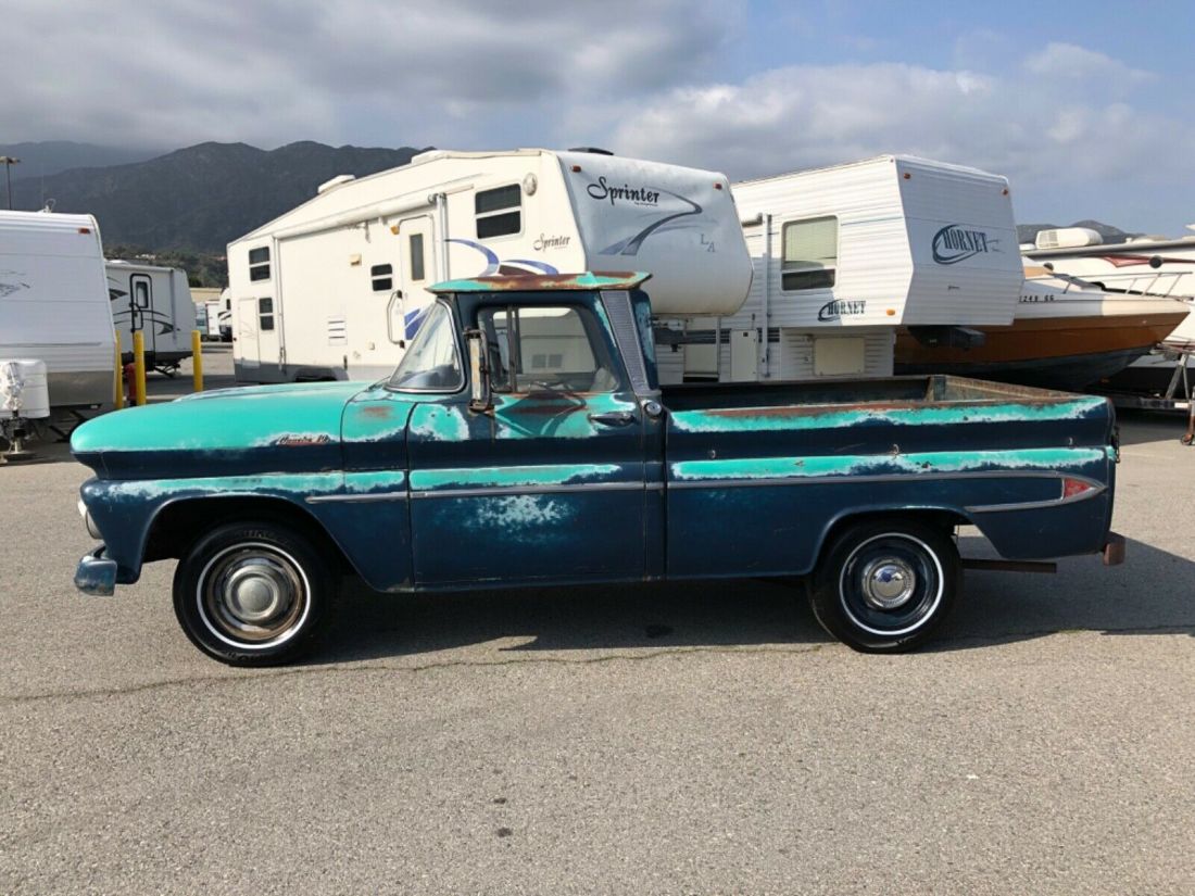 1961 Apache 10/ C 10, Short Bed, 283 V8, Automatic Original California Pickup 1961 Chevrolet C-10