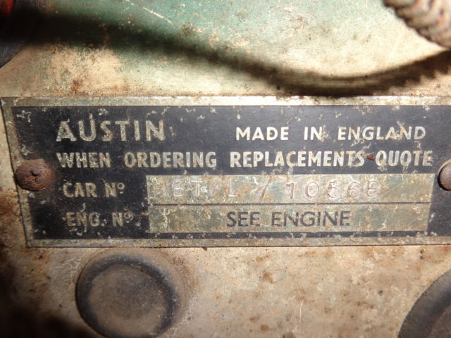 1961 Austin Healey 3000 Base - photo 13