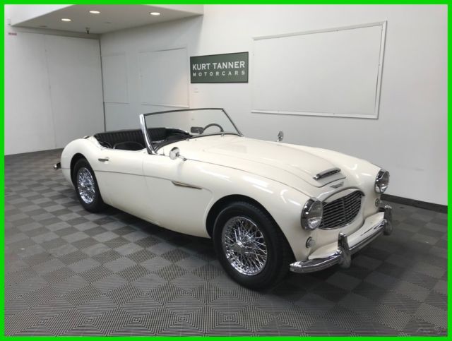 1961 AUSTIN HEALEY 3000 MK 1 BT-7 ROADSTER. NICE OLDER RESTO. GREAT DRIVER 1961 Austin Healey 3000 4-SPEED w/ OD GEARBOX. 60-SPOKE WIRES.