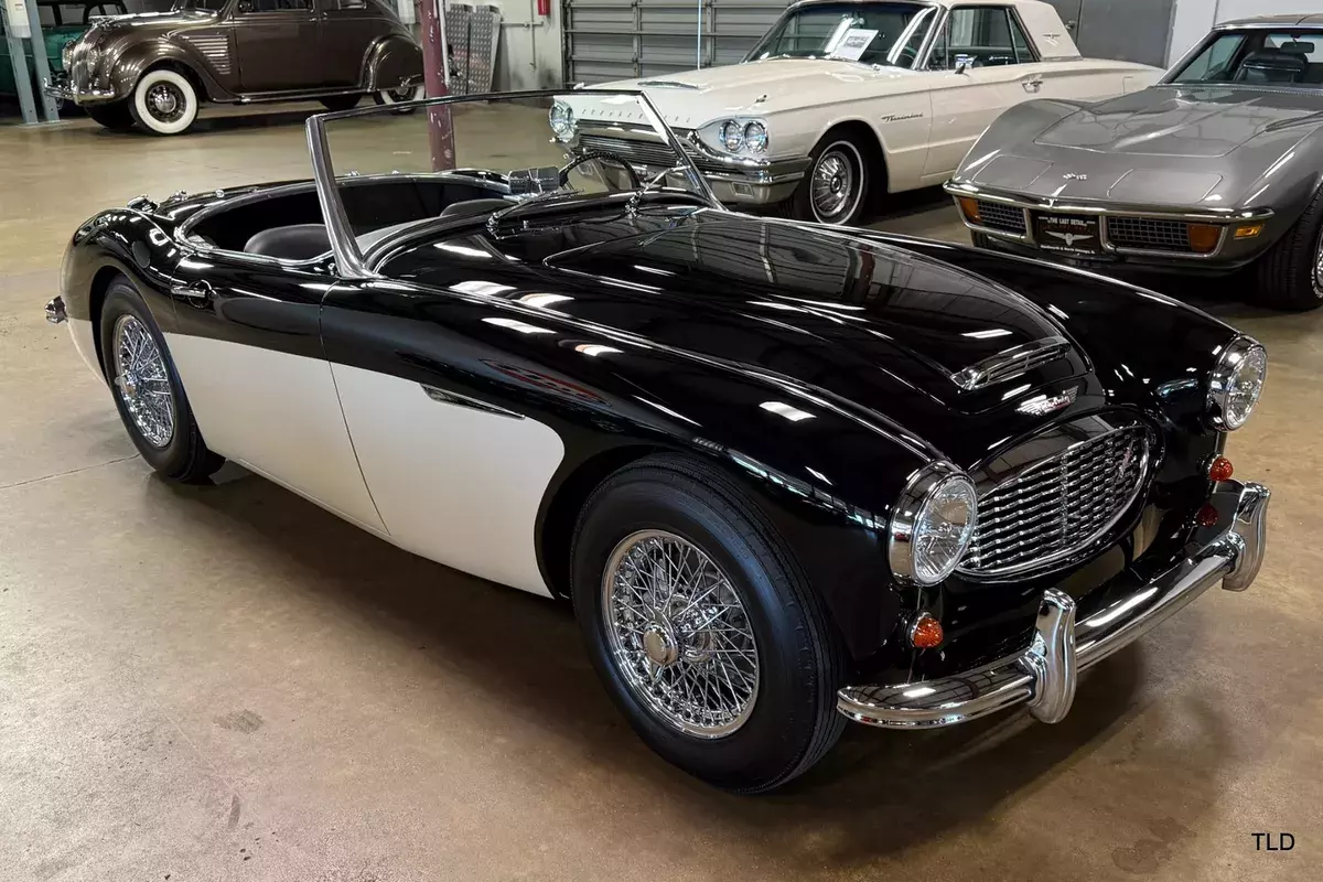 1961 Austin Healey 3000 MK1 BN7 Roadster, Black & Cool Vanilla with 60202 Miles 1961 Austin Healey 3000 MK1 BN7 Roadster