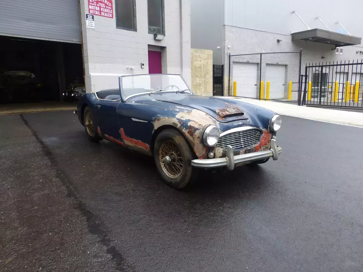 1961 Austin Healey 3000 MKI BT7 with BJ8 Engine for Restoration 1961 Austin Healey 3000 MKI BT7 with BJ8 Engine