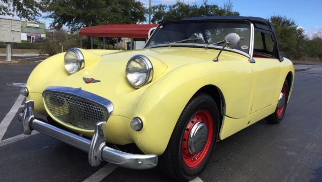 1961 AUSTIN HEALEY Bug-eye SPRITE NICE FLORIDA CAR WITH LOW RESERVE! 1961 Austin Healey Sprite
