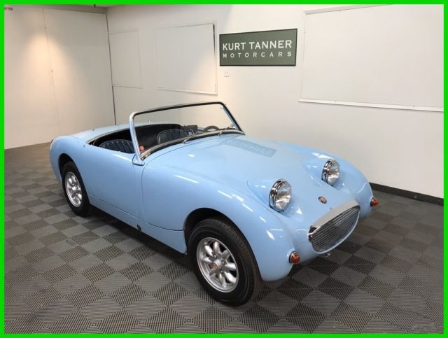1961 AUSTIN HEALEY BUGEYE SPRITE. 1275cc. EXCELLENT RESTORATION AND PERFORMER. 1961 Austin Healey Sprite BUGEYE SPRITE, 1275cc, RIBCASE GEARBOX