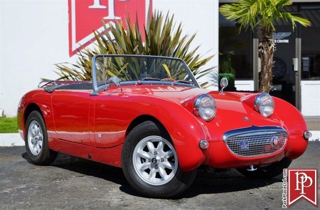 1961 Austin Healey (Bugeye) Sprite MkI Convertible, Red Convertible 1961 Austin Healey Sprite MkI Convertible