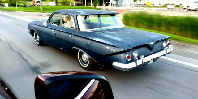 1961 Biscayne impala 4 door sedan drive anywhere A/C car everything works no res 1961 Chevrolet Impala Biscayne