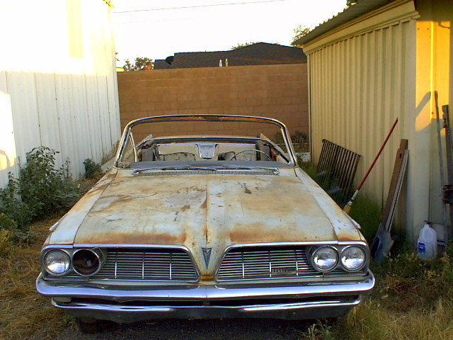 1961 BONNEVILLE TRIPOWER CONVERTIBLE BIG GTO BUCKET SEAT CAR PONTIAC LOADED CAR 1961 Pontiac Bonneville TRIPOWER CONVERTIBLE