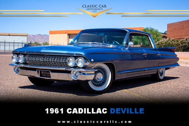 1961 Cadillac 4-Window Sedan DeVille - Amazing Survivor - 36k Org Miles - Rare!! 1961 Cadillac Sedan DeVille 4DR HT