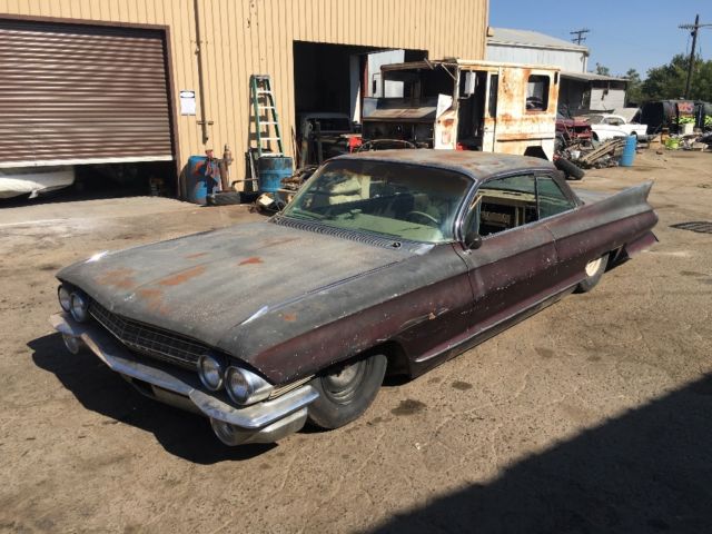 1961 cadillac coupe deville barnfind project custom patina ratrod 1959 1960 1961 Cadillac DeVille