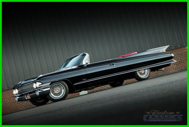 1961 Cadillac Series 62 Convertible, 390ci, New Top, New Interior, Restored, AC 1961 Cadillac DeVille