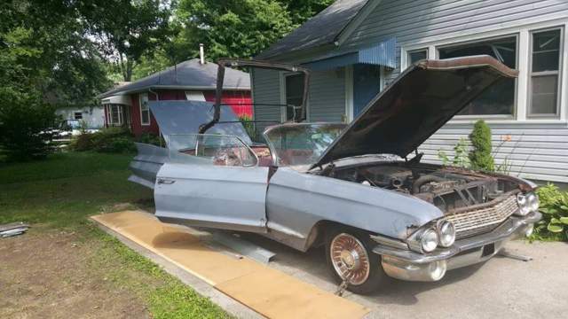1961 Cadillac Series 62 Convertible Chevy Impala clear title NO RESERVE 1961 Cadillac Other
