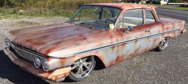 1961 Chevrolet Belair. Bagged, air ride, AC, LS swapped, Pro-Touring, not Impala 1961 Chevrolet Bel Air/150/210
