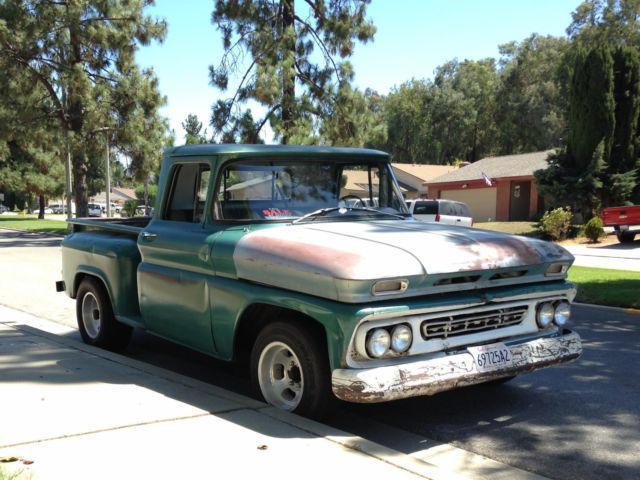 1961 Chevrolet C10 C-10 Short Bed Stepside - Original!!!! 1961 Chevrolet C-10