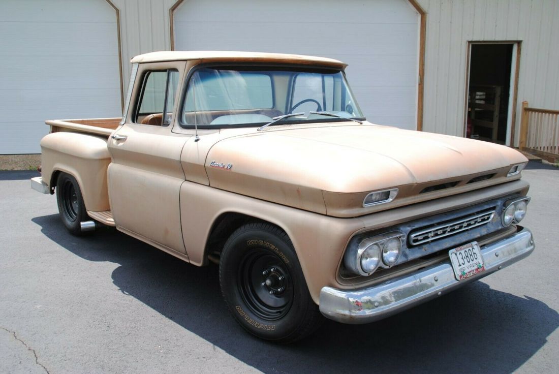 1961 Chevrolet C10 Stepside Pickup Patina RWD Apache - Extraordinary Shape! 1961 Chevrolet C10 Pickup Apache