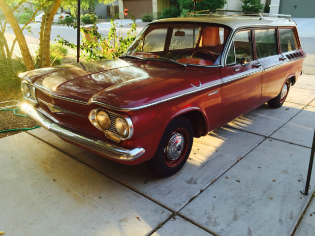 1961 CHEVROLET CORVAIR LAKEWOOD 700 WAGON 1961 Chevrolet Corvair Lakewood Station Wagon 700