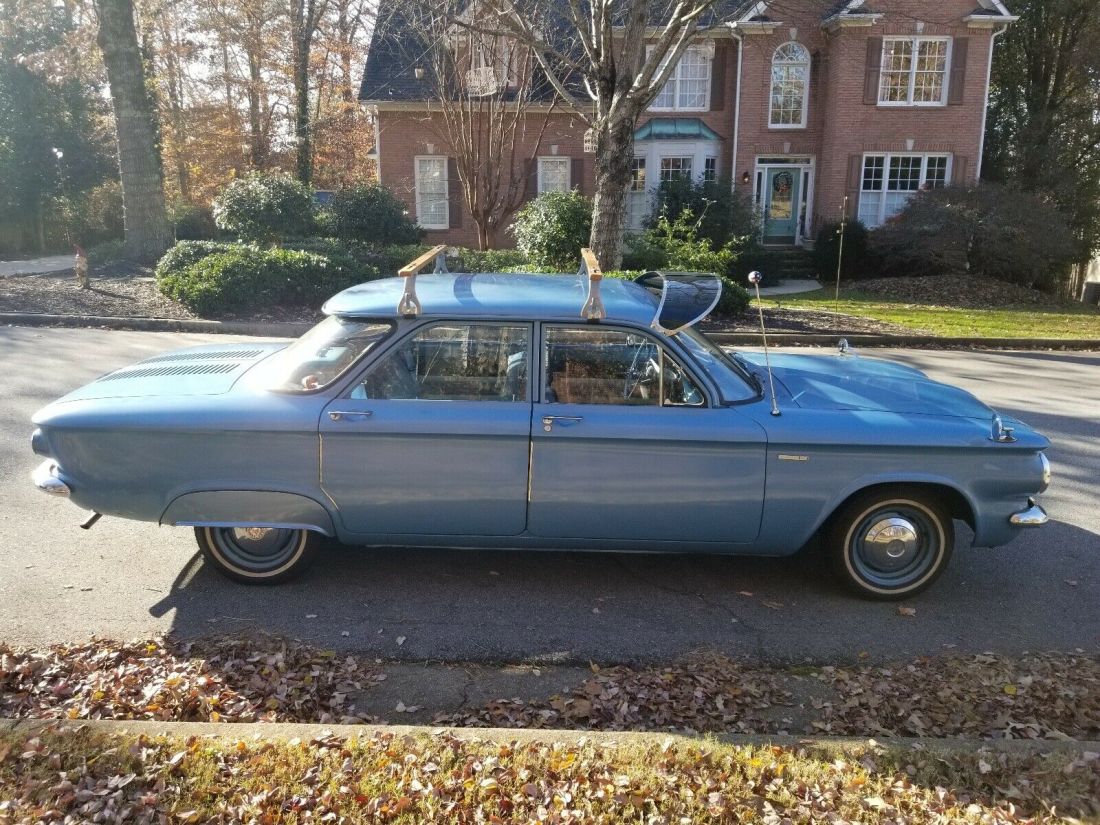 1961 Chevrolet Corvair Sedan Blue RWD Automatic 500 1961 Chevrolet Corvair 500