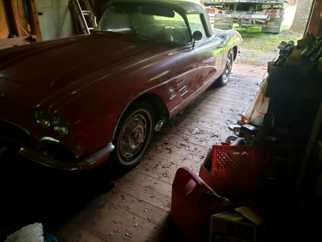 1961 Chevrolet Corvette 283 Convertible Red RWD Manual 1961 Chevrolet Corvette