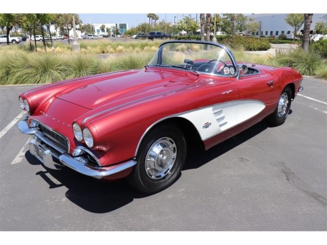 1961 Chevrolet Corvette 49695 Miles Burgundy 283 V8 F.I. 4 Speed Manual 1961 Chevrolet Corvette --