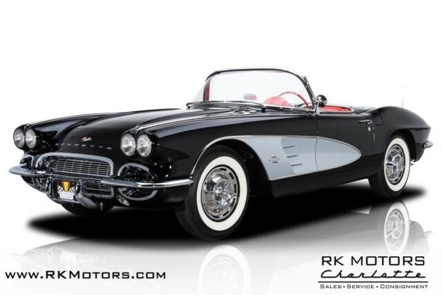 1961 Chevrolet Corvette Black Convertible 283/270hp V8 4 Speed Manual 1961 Chevrolet Corvette