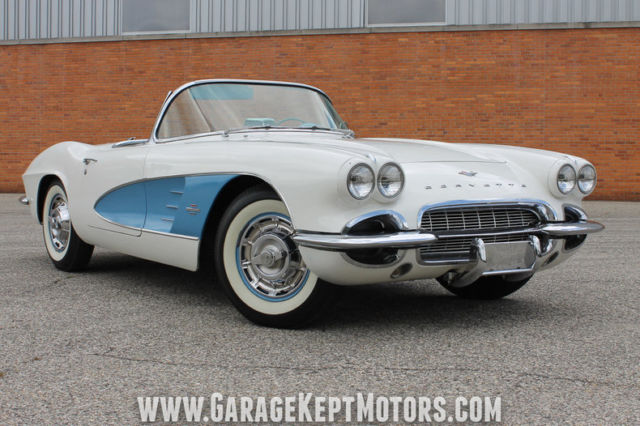 1961 Chevrolet Corvette Convertible White Convertible 283 V8 37591 Miles 1961 Chevrolet Corvette Convertible