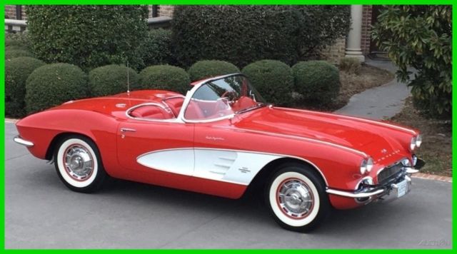 1961 Chevrolet Corvette Convertible,283 V8 315HP,Original4-SpeedManual,Restored, 1961 Chevrolet Corvette Complete Nut & Bolt Restoration With Under 200 Miles
