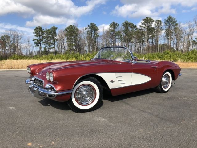 1961 Chevrolet Corvette Dual Quad 270hp #'s Match 4spd 2 Tops Restored Financing 1961 Chevrolet Corvette