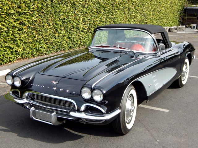 1961 Chevrolet Corvette Dual Quad 4 Speed Roadster - West Coast Car - Restored 1961 Chevrolet Corvette 4 Speed Dual Quad Roadster - Restored
