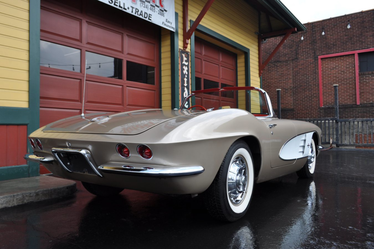 1961 Chevrolet Corvette Extremely Rare Fawn Beige/Red 270hp 4sp! - photo 10