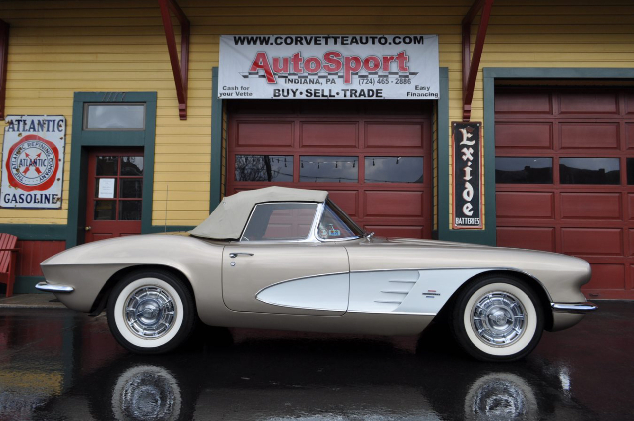 1961 Chevrolet Corvette Extremely Rare Fawn Beige/Red 270hp 4sp! - photo 3