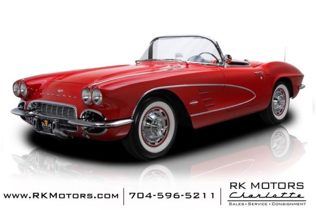 1961 Chevrolet Corvette Roman Red Convertible 283/270hp V8 4 Speed Manual 1961 Chevrolet Corvette --