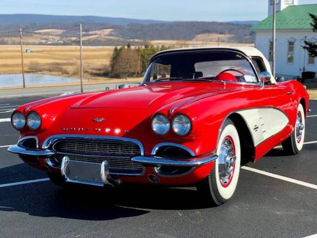 1961 Chevrolet Corvette RomanRed/Red*N.O.M327ci*4spd*L@@K*GREATDRIVER - photo 2