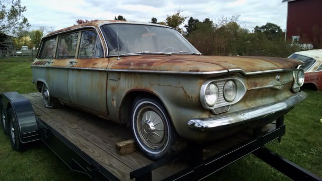 1961 CHEVY CORVAIR LAKEWOOD 4door 700 STATION WAGON 1961 Chevrolet Corvair deluxe 700