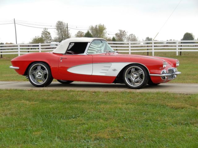 1961 CHEVY CORVETTE CONVERTIBLE RESTO-MOD all new ALL CUSTOM hot rod 56,57,58,59 1961 Chevrolet Corvette CORVETTE