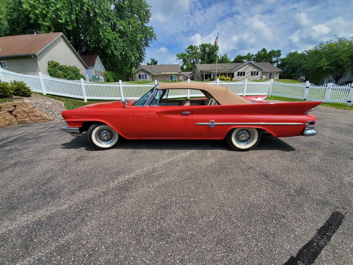 1961 Chrysler 300 Convertible Red RWD Automatic G 1961 Chrysler 300 G