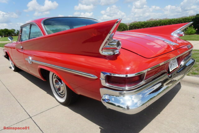 1961 Chrysler 300G Mardi Gras Red Hardtop 413 Banker's Hot Rod 300 Exner Fins 1961 Chrysler 300 Series