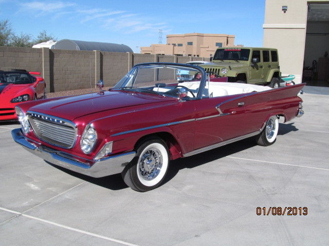 1961 chrysler newport convertable 13000 mi selling at no reaseve highest bidder 1961 Chrysler Newport