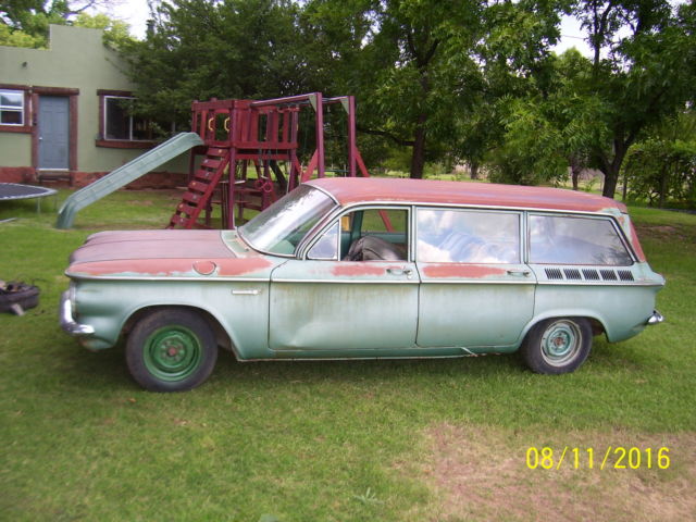 1961 Corvair Lakewood 700 Wagon Beach Cruiser Restoration Project Rat Rod Patina 1961 Chevrolet Corvair