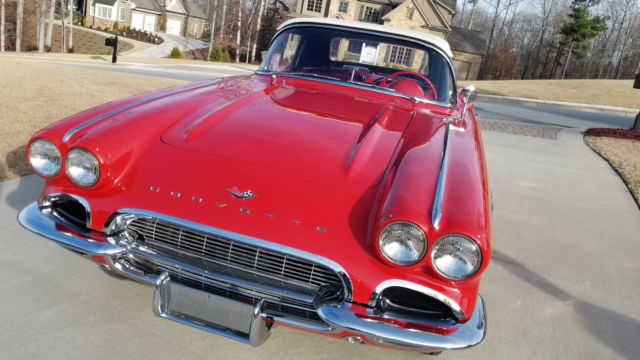 1961 Corvette Convertible Bloomington Gold NCRS Top Flight 1961 Chevrolet Corvette