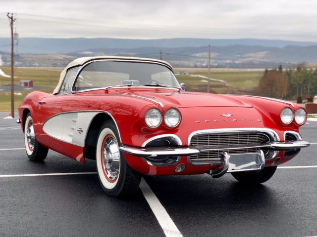 1961 Corvette Red/Black*#match283ci/230hp*4spd*KillerCosmetics*Sale*FreeShipping 1961 Chevrolet Corvette RomanRed/Black*#smatch283ci/230hp*4spd*KillerPaint