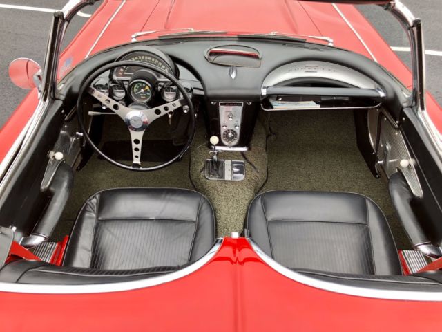 1961 Chevrolet Corvette RomanRed/Black*#smatch283ci/230hp*4spd*KillerPaint - photo 12