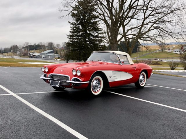 1961 Chevrolet Corvette RomanRed/Black*#smatch283ci/230hp*4spd*KillerPaint - photo 2
