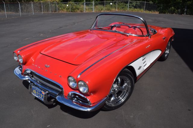 1961 Corvette Resto Rod Red on Red LT4 5 speed 1961 Chevrolet Corvette