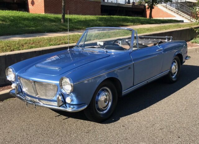 1961 Fiat 1200 Spider Cabriolet Blue Spyder No Rust No Reserve 1961 Fiat 1200 Cabriolet Spider