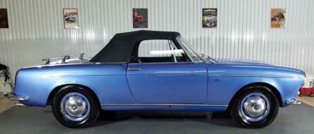 1961 Fiat 1200 Spider Cabriolet Blue Spyder No Rust Original Shape 1961 Fiat 1200 Cabriolet Spider