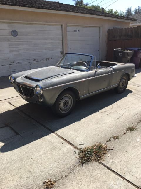 1961 Fiat 1500S Osca Pininfarina Conv. extra Osca Eng., Alfa Romeo Guilia Veloce 1961 Fiat 1500 S Osca Convertible