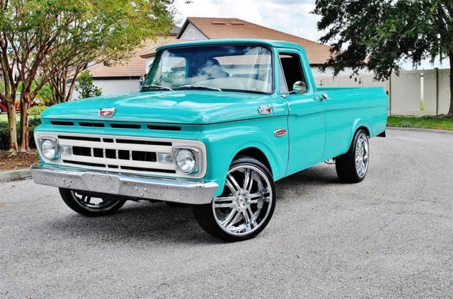 1961 Ford F-100 Custom Restomod Fully Restored Nut & Bolt V8 A/C - photo 11