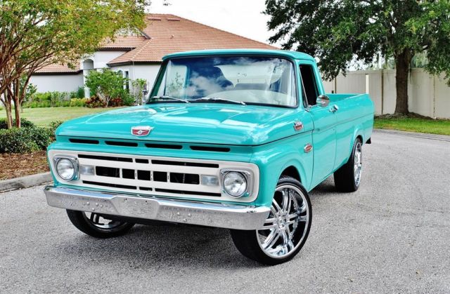 1961 Ford F-100 Custom Restomod Fully Restored Nut & Bolt V8 A/C - photo 2