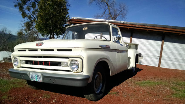 1961 FORD F-100 HALF TON PICKUP TRUCK V-8 ALL ORIGINAL SOLID, STRAIGHT SURVIVOR 1961 Ford F-100