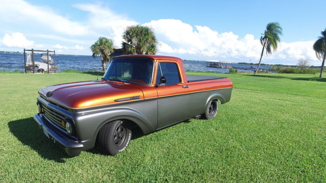 1961 Ford F-100 Styleside fram off resto BigBlock AC,PS,Pb Blackout 1961 Ford F-100 Blackout