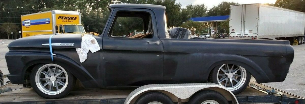 1961 Ford F100 Unibody short bed big window 1961 Ford F-100