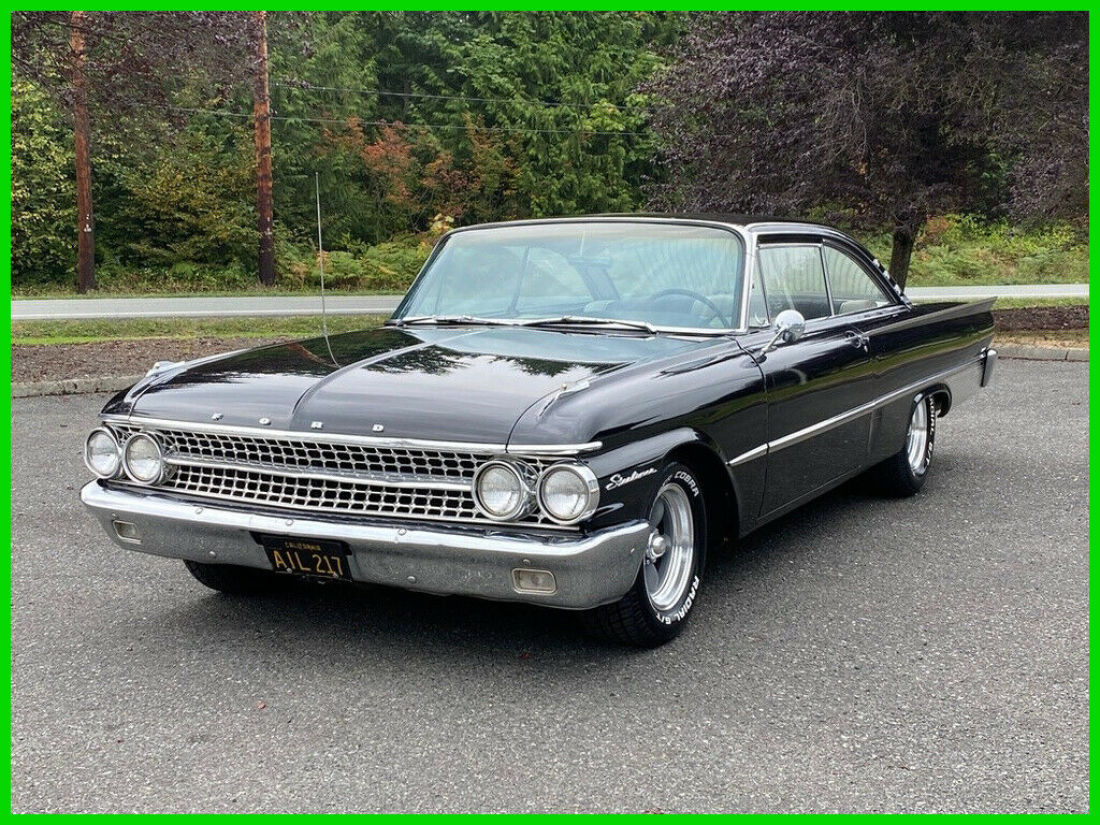1961 Ford Galaxie Starliner Z Code 375 Horsepower Original Raven Black Paint